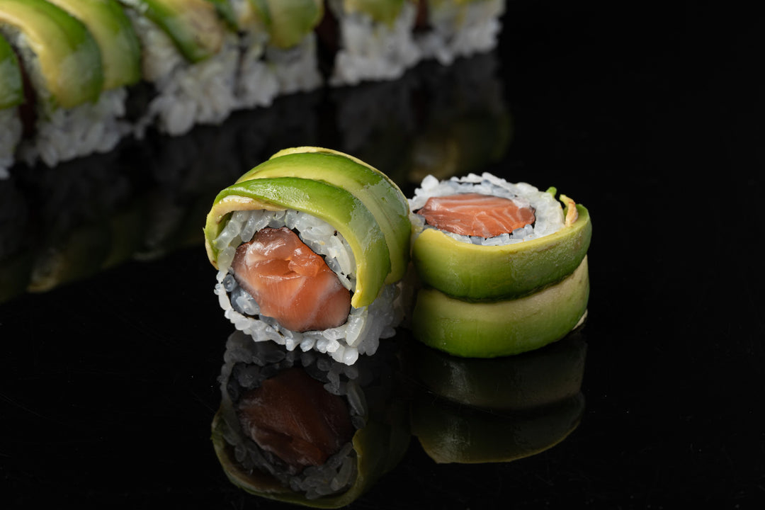 Avocado Salmon Sushi Roll - Japanese Food | LKF Concepts