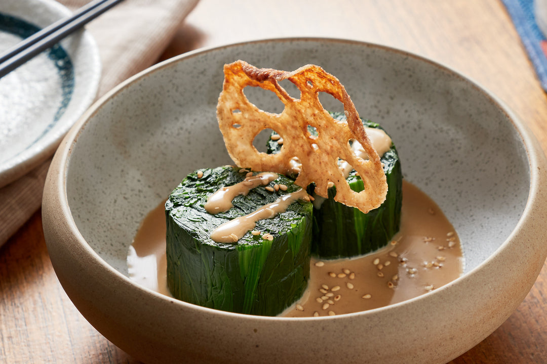 Deluxe Goma-ae Spinach Salad with Sesame Seeds| LKF Concepts