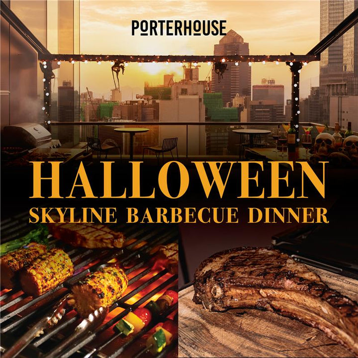 Porterhouse Halloween Skyline BBQ Dinner